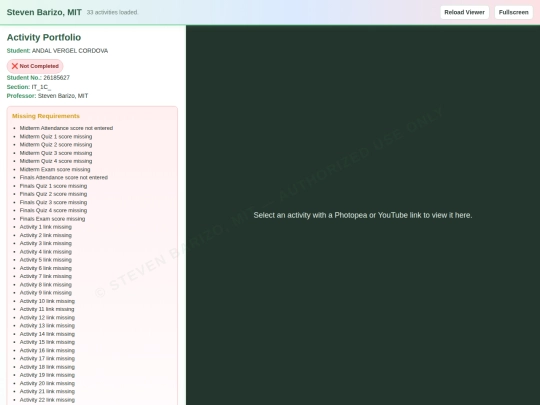 index screenshot