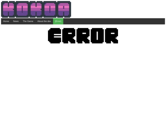 Error screenshot