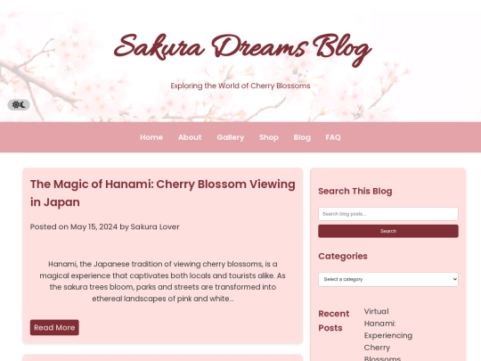 blog screenshot