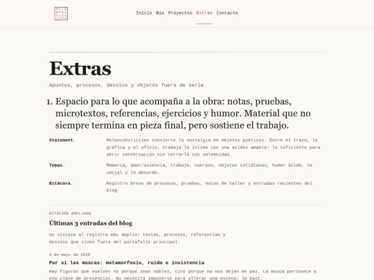 extras screenshot