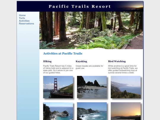webd152/chapter11/ch11pacific/activities screenshot