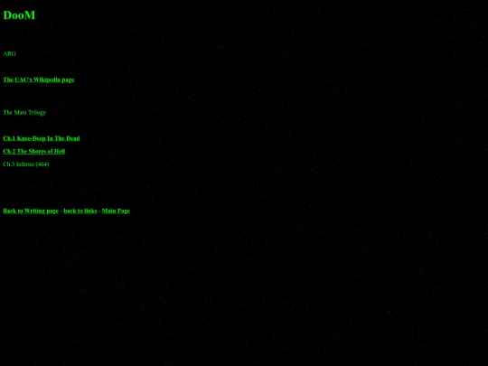 writing/doom screenshot