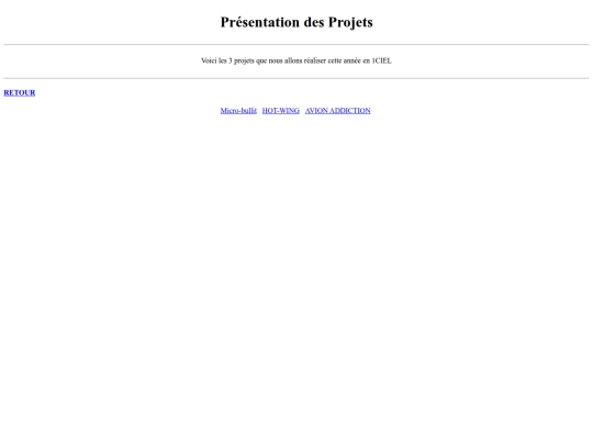 projet screenshot