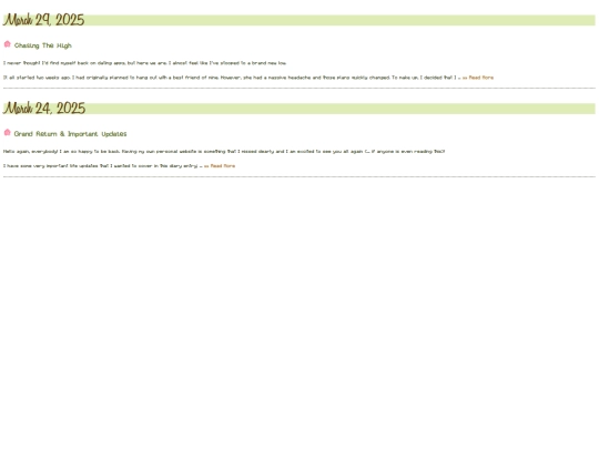diary/menu/2025/03 screenshot