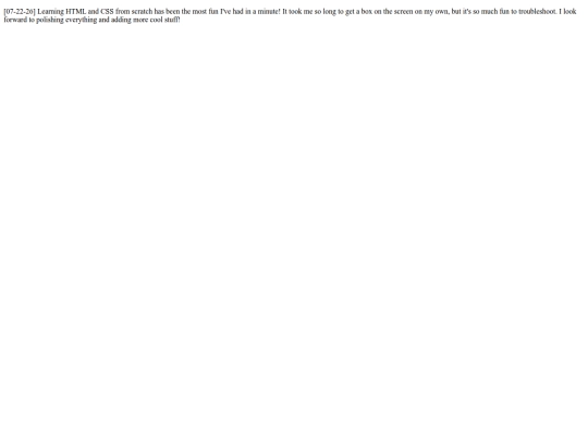 blog screenshot