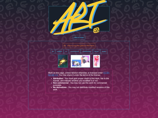 gallery/artfight screenshot