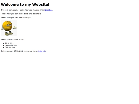 index screenshot