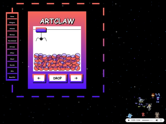 indieWebStyle/artClawMachine/game screenshot