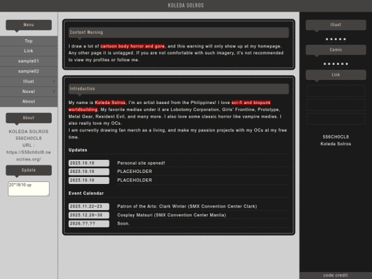index screenshot