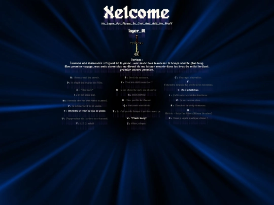 Xelcome screenshot