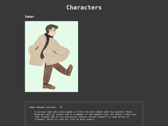 characters screenshot