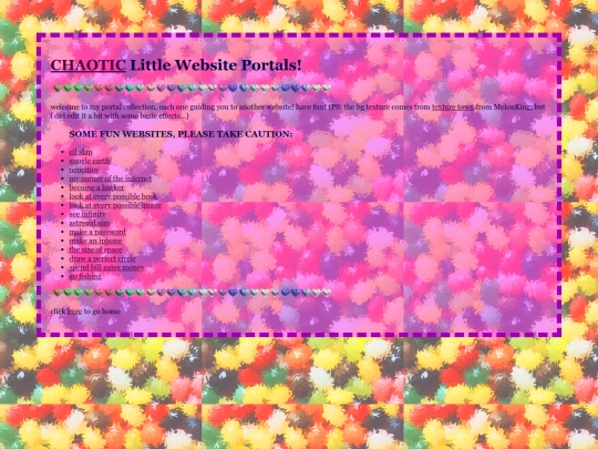 links screenshot
