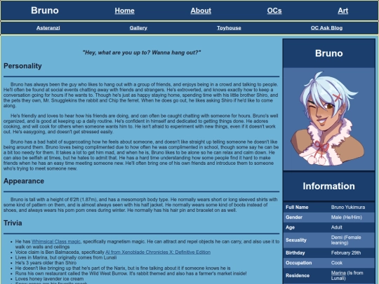 OCs/Bruno screenshot