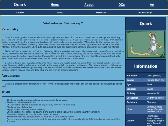 OCs/Quark screenshot