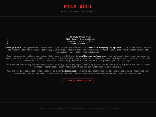 sonic/file-001 screenshot