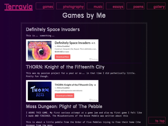 games screenshot