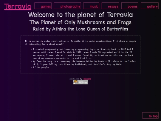 index screenshot