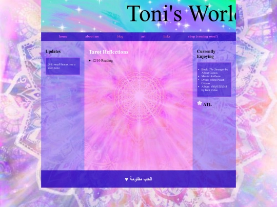 tarot screenshot
