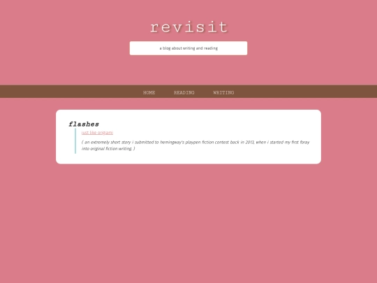 writing/directory screenshot