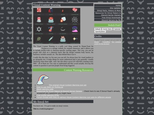 visualcontentwarning screenshot