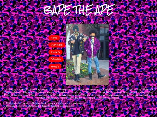 BAPE screenshot