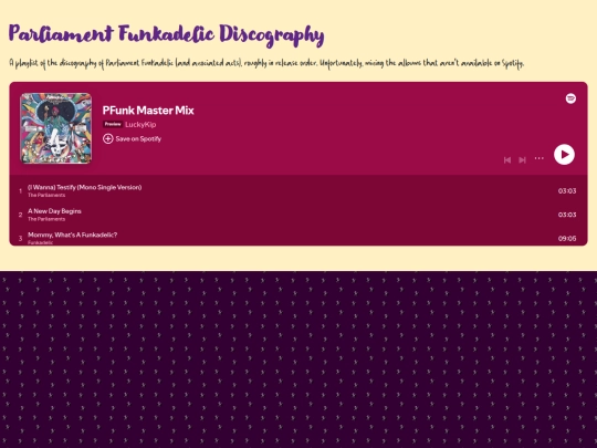 music/pfunkdiscog screenshot