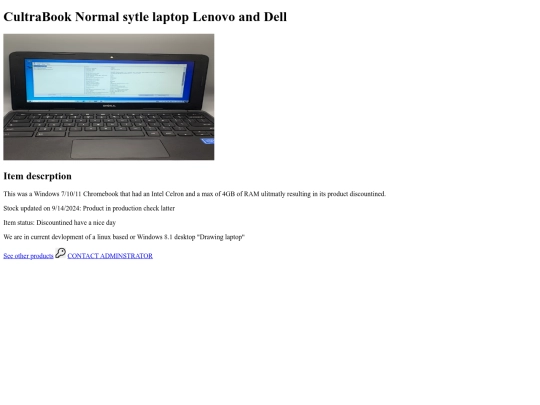 cultrabook screenshot