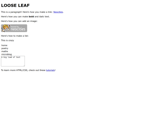 index screenshot