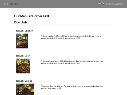 RiceDishes screenshot