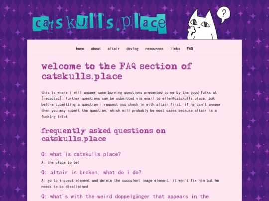 faq screenshot
