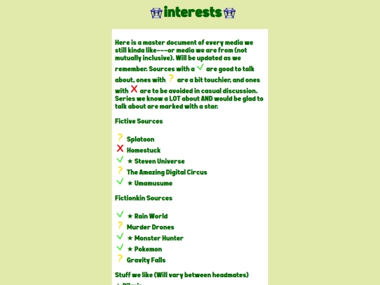 redux/interests screenshot