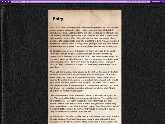 Izdiary/entry8 screenshot