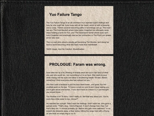 Izdiary/failuretango screenshot