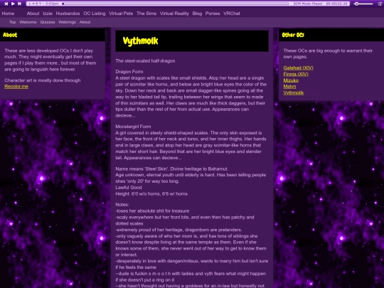 OCs screenshot