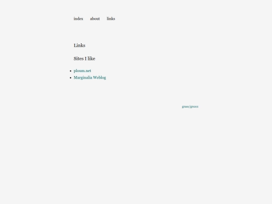 links screenshot