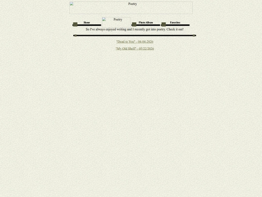 poetry screenshot