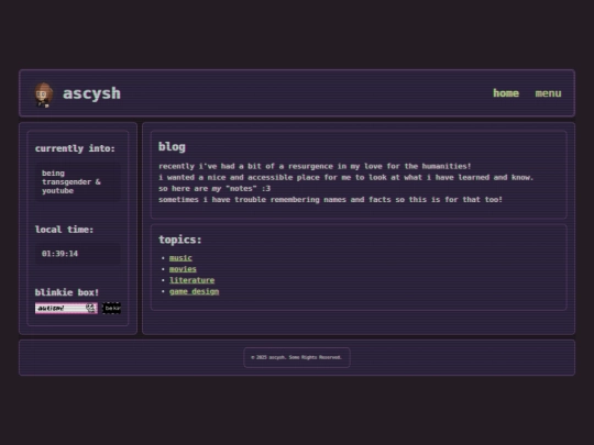 pages/blog screenshot