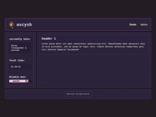 pages/template screenshot