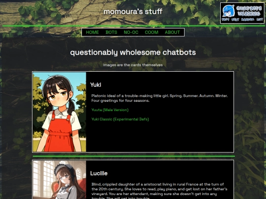 bots screenshot