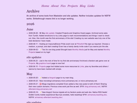 01 about/update-archive screenshot
