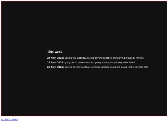 week screenshot