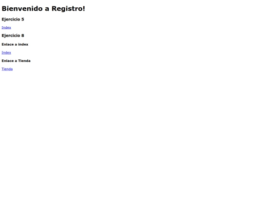 Raíz/Tienda/Clientes/registro screenshot
