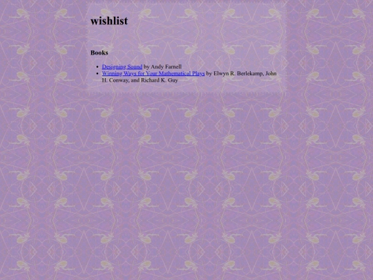 wishlist screenshot