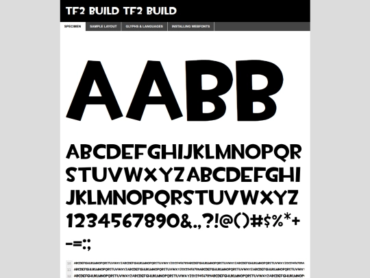 tf2font/tf2build-demo screenshot