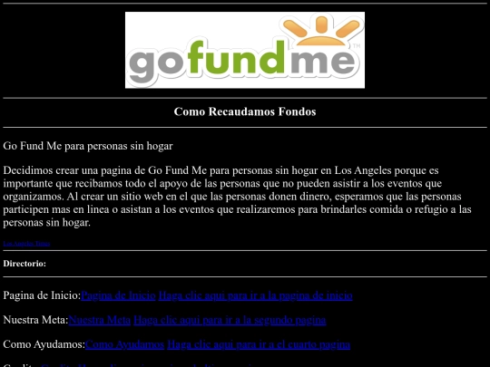 ComoRecaudamosFondos screenshot