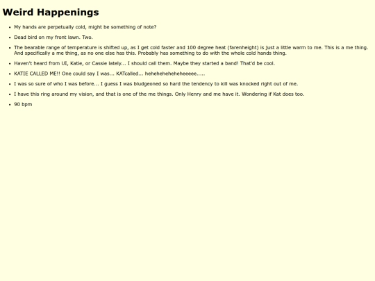 notes screenshot