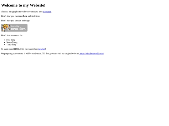 index screenshot