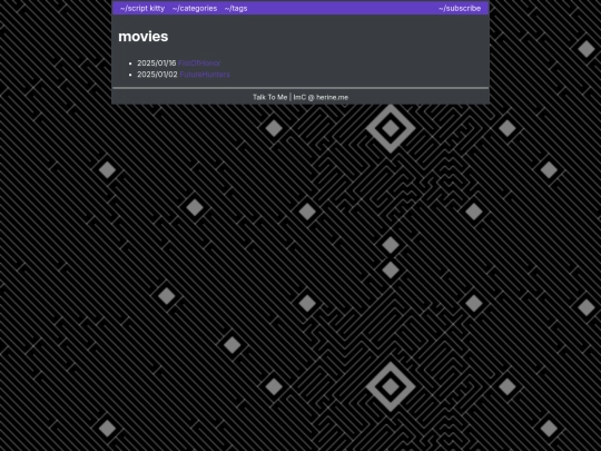 categories/movies screenshot