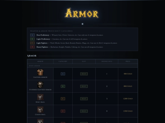 Armorsmith screenshot