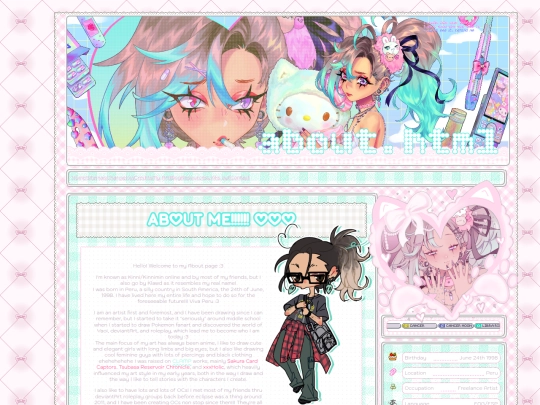 personal/about screenshot